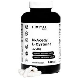Hivital Foods HIVITAL NAC N-Acetil Cisteína 300 mg 240 cáps
