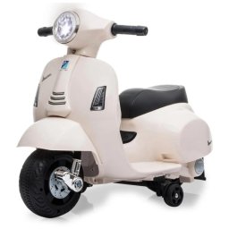 Correpasillos JAMARA Ride-on Vespa Mini batería 4 ruedas luces negro/blanco