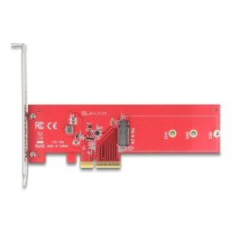 Tarjeta de Expansión DeLOCK 90889 PCIe 5.0 a M.2 Roja