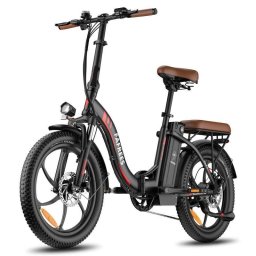Bicicleta Eléctrica Fafrees F20 Pro Motor 250W Batería 36V 18Ah Neumáticos 20" Frenos Disco Negro