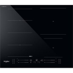 Placa inducción Whirlpool WFS5060CPBF 7200W 59cm, 4 zonas FlexiCook Touch Control Negro