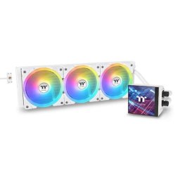 Refrigeración Líquida Thermaltake MAGFloe 420 Ultra ARGB 420mm 3 Ventiladores Display TFT ARGB Blanco