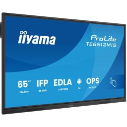 Monitor interactivo iiyama TE6512MIS-B4AG 65" 4K UHD Pantalla táctil Android WiFi