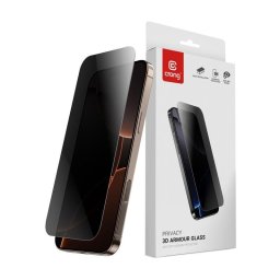 Protector de pantalla CRONG iPhone 16 Pro Max aluminosilicato 9H Full Adhesive