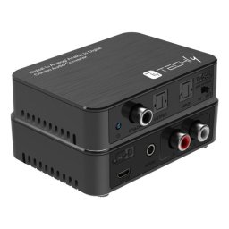 Convertidor de Audio Techly IDATA SPDIF-10 1W RMS Coaxial Optico Bidireccional