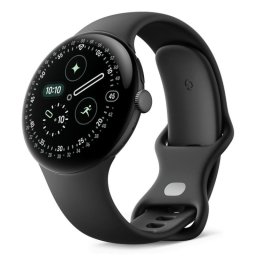 Google Pixel Watch 4 4G LTE eSIM Bluetooth GPS NFC 45mm AMOLED Negro S/L IP68 SpO2 Pulsómetro