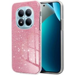 Funda para móvil Cool Carcasa Glitter Plástico Rosa Flexible y Resistente para Xiaomi Redmi Note 15 Pro