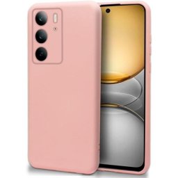 Funda para móvil Cool Carcasa Flexible Plástico Rosa Antigolpes para Realme 14x 5G y C75
