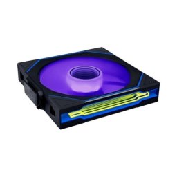 Ventilador suplementario Lian Li Uni Fan SL140 140mm reversible 1700 RPM RGB inalámbrico silencioso