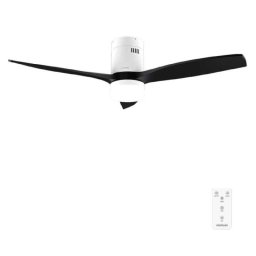 Ventilador de techo Cecotec Energysilence Aero 5600 Classic White&black con luz y mando a distancia