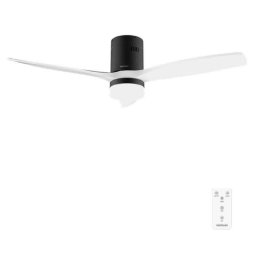 Ventilador de Techo Cecotec Energysilence Aero 5600 Classic Black&white 52" con Luz y Mando