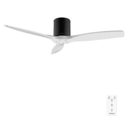 Ventilador de Techo Cecotec Energysilence Aero 5400 Classic Black&white 52" Motor DC 40W