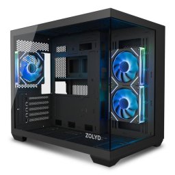 Carcasa Zolyd Pulsar Torre Negro Transparente micro ATX Mini-ITX