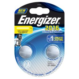 Energizer Ultimate Lithium Pilas CR2016 2 Unidades