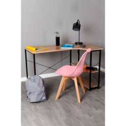 RegalosMiguel Conjunto Escritorio Estik y Silla Synk Basic - Rosa