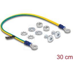 DELOCK 66866 - Kit de toma de tierra para armario de red de 30 cm