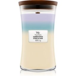 Trilogy Calming Retreat Vela Perfumada Con Mecha De Madera 609.5 G