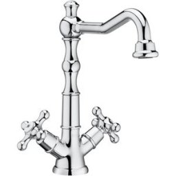 Roca Grifo bimando alto para lavabo Carmen . Cromo