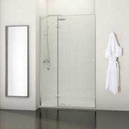 Profiltek Mampara de ducha frontal Newglass-V8 NG-206 . (De 181 a 220 cm) Cromo