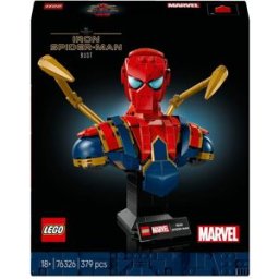 Lego Juego de construcción Busto de Iron Spider-Man Super Hero - 76326.