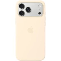 Apple Funda de silicona con MagSafe para iPhone 17 Pro Max Vainilla. Vainilla