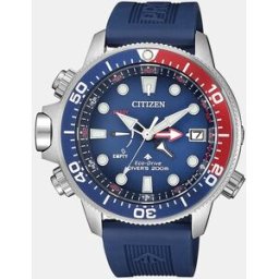 Citizen Reloj de hombre Aqualand BN2038-01L de caucho azul. Azul