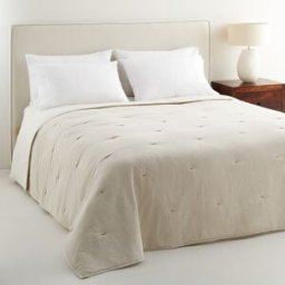 El Corte Inglés Edredón algodón sostenible y lino Latte . (Cama 105 cm) Lino