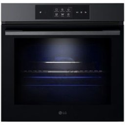 LG Horno multifunción pirolítico, 76 l, display LCD función Instaview, cocina vapor, freidora de aire - WSED7665B. Negro mate
