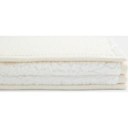 Cotton Juice Baby Home Manta Doble capa 80*110cm Chenilla+Borreguito. (80 x 110 cm) Natural niño