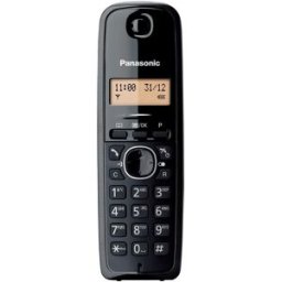 Panasonic Teléfono DECT inalámbrico KX-TG1611SPH. Negro