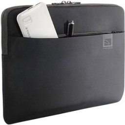Tucano Funda negra neopreno Top para MacBook Pro 13, MacBook Air Retina 13 (2019), Mac Book Air 13 (2018 - 2020). Negro
