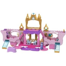 Mattel Set de juego De carruaje a castillo transformable Disney Princesas .
