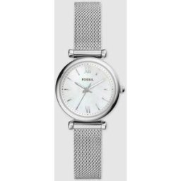 Fossil Reloj de mujer Carlie ES4432 de acero. Blanco