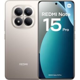 Xiaomi Redmi Note 15 Pro 8GB + 256 GB móvil libre. (256 GB + 8 GB RAM) Titanio