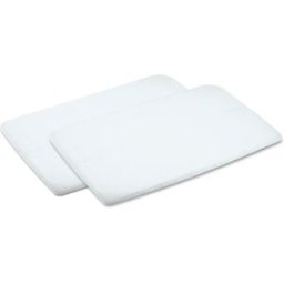 Maxi-Cosi Juego de 2 sábanas bajeras para cuna de viaje Swift Newborn Bedsheets. (Cuna) Blanco niño