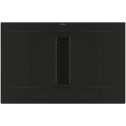 HAIER Placa inducción , 4 Zonas Flex, con extractor integrado, I-Dual Series 6 - HAIH82MTMCF. Negro (detroit)