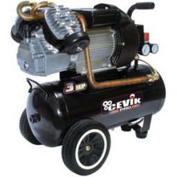 CEVIK PRO Compresor de Aire Eléctrico con cable a red 2230 W 24 litros CA-PRO25VX. Negro