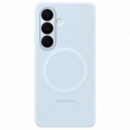 Samsung Funda silicona magnética azul claro para Galaxy S26+. Azul claro