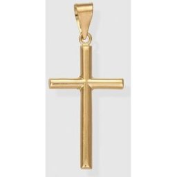 El Corte Inglés Colgante Cruz de oro amarillo . Oro