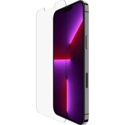 Belkin Protección de Pantalla AntiMicrobiana de Cristal Templado para iPhone 13 Pro Max. Transparente