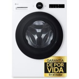 LG Lavadora , Inteligente, AI Direct Drive, TurboWash 360º, Autodosificación, 9kg / 1.400rpm, Serie 750 - F4X7509TWS. Blanco