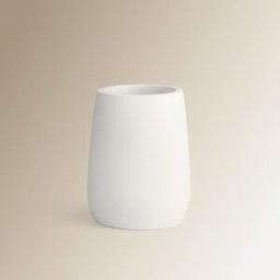 El Corte Inglés Vaso portacepillos para encimera Oslo . Blanco