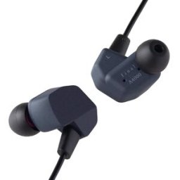 Final Auriculares de botón A4000. Negro mate