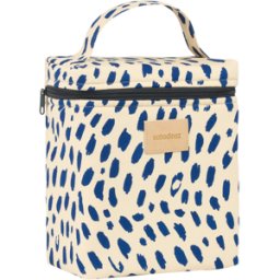 NOBODINOZ Bolsa isotérmica para biberón y almuerzo Hyde Park. Azul royal niño