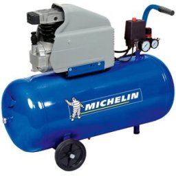 Michelin Compresor de Aire Monoblock 50 litros 2 HP. Azul / Gris