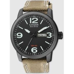 Citizen Reloj de hombre Urban Eco-Drive de piel. Marrón
