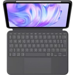 Logitech Funda con Teclado inalámbrico Bluetooth Combo Touch para iPad Pro 11' (M4). Grafito