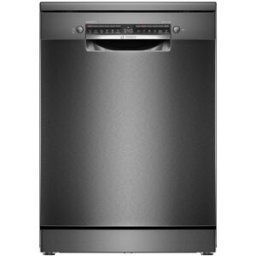 Bosch Lavavajillas 14 servicios, Bandeja para cubiertos, 60 cm - SMS4EMC06E. Black Inox