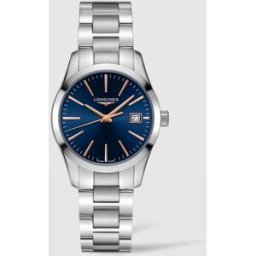 Longines Reloj de mujer L238645926 Conquest de acero bicolor. Azul