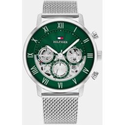 Tommy Hilfiger Reloj de hombre Legend 1710567 multifunción de malla de acero. Plata